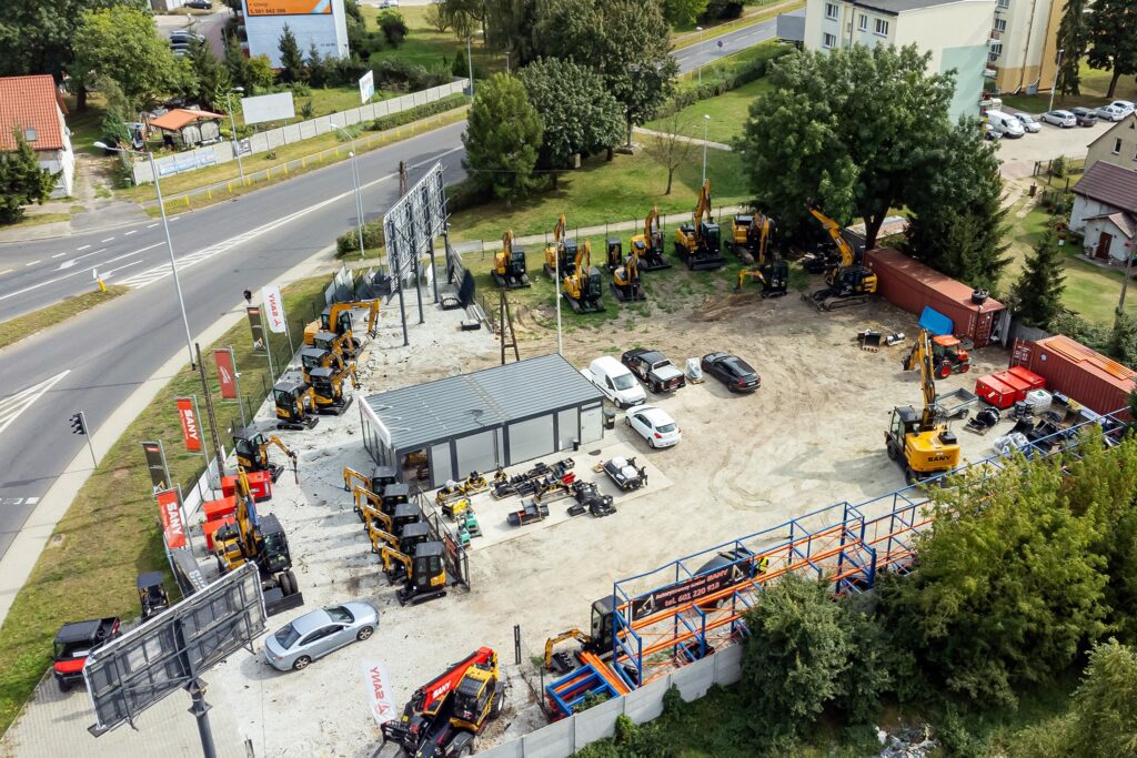 Rental-Serwis sprzedaż koparek Sany