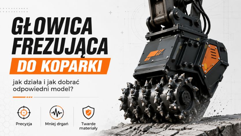 Koparki Szczecin Głowica frezująca do koparki – do czego służy i jak dobrać odpowiedni model?
